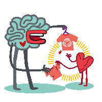 lasnaves corazon valencia economia cerebro Sticker