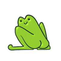 Frog Squish Sticker
