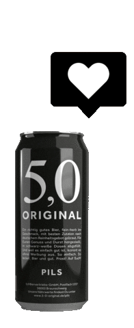 50ORIGINAL bier festivalbier fünfkommanull Sticker