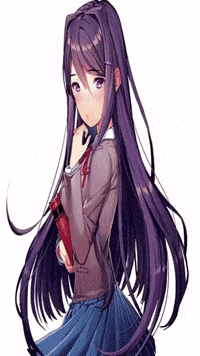 Yuri Monika GIF