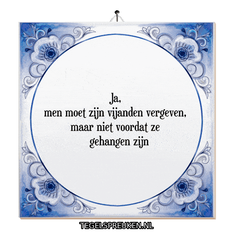 Troost Spanning Sticker by Tegelspreuken.nl