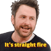 Always Sunny Fire Sticker by First We Feast