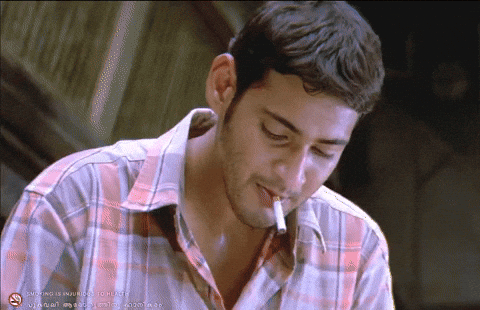 Mahesh Babu Smoking GIF