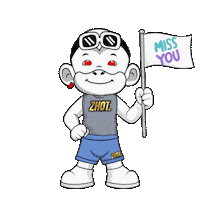 Miss You Love Sticker by Zhot