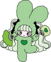 うさぎ みねこ Sticker by mineco