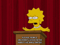 speaking lisa simpson GIF