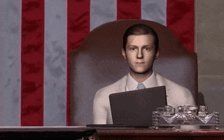 morphin clap clapping sarcastic tom holland GIF