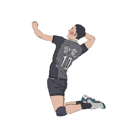 chengchengzz giphygifmaker 排球 台電 台電男排 Sticker