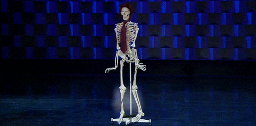 Skeleton GIF by Team Coco
