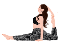 Yoga Yogini Sticker