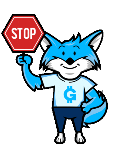 Fox Stop And Go Sticker by Geldhelden
