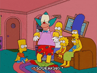 waddling homer simpson GIF