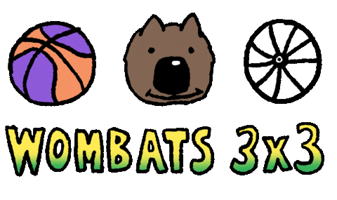 Basketball Australia Sticker by Asher McShane