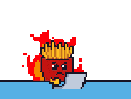 Angry Wake Up Sticker by Potatozzz by 9GAG