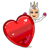 heart unicorn Sticker by UnibowStore