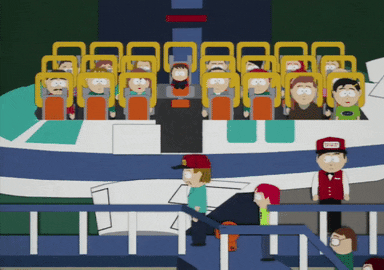 kenny mccormick ride GIF by South Park 