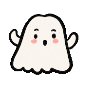 Happy Ghost Sticker by Demic