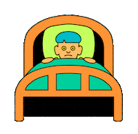 Halloween Sleeping Sticker by Jackson Gibbs