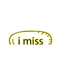 Miss U Sticker by NFC IEFR Fsd