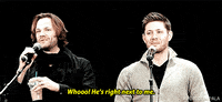 aborddelimpala jensen ackles jared padalecki fanboy aborddelimpala GIF