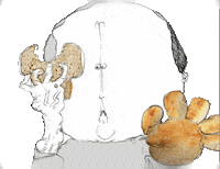 Zombies Bread Sticker by Alex Boya