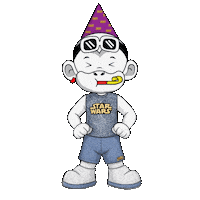 Star Wars Party Sticker by Zhot Shop