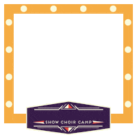 SpotlightersCamp showchoir freezeframe spotlighters marqueelights Sticker