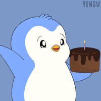 Happy Birthday Penguin GIF by Pudgy Penguins