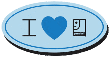 GoodwillCentralTexas thrift thrifting goodwill thrifted Sticker