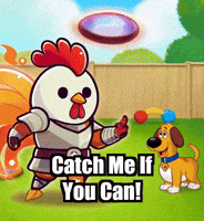 Catch Me If You Can Fun GIF by Zorooster