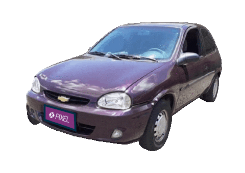 ejpixel giphyupload pixel carro roxo Sticker