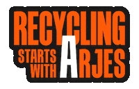 Start Slogan Sticker by Arjes Recycling Innovation