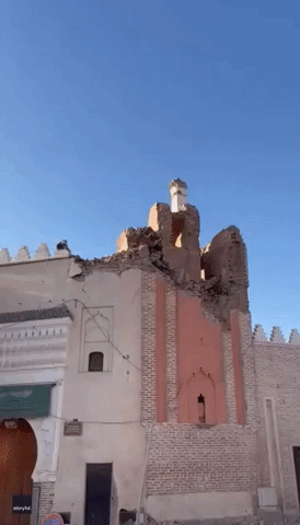 Deadly Earthquake Damages Marrakech's Old Town