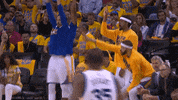 happy golden state warriors GIF by NBA