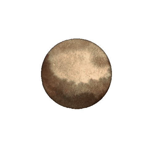 Moon Planet Sticker