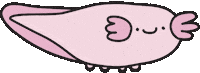 pink swimming Sticker