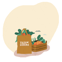 Tazedirekt yemek organik alisveris meyve Sticker
