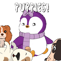 Dog Sticker by Pudgy Penguins