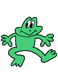 Dance Frog Sticker