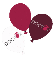 Party Ballon Sticker by Kleintierpraxis DOCPOX