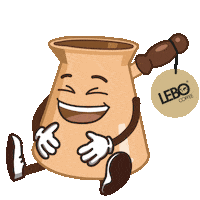 Laughter Lebo Sticker by LEBOcoffee