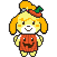 abeisbie halloween spooky nintendo pumpkin Sticker