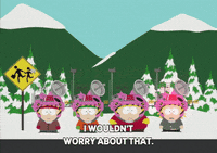 eric cartman snow GIF by South Park 