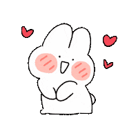 In Love Rabbit Sticker