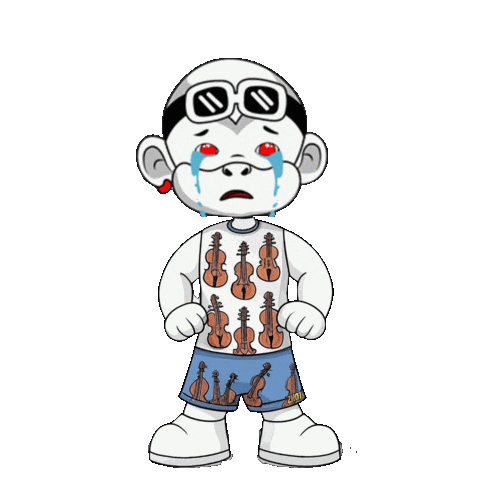 Folk Music Violin Sticker by Zhot