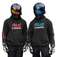 Red And Blue Wow Sticker