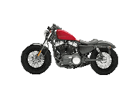 ohama-style moto harleydavidson 48 fortyeight Sticker