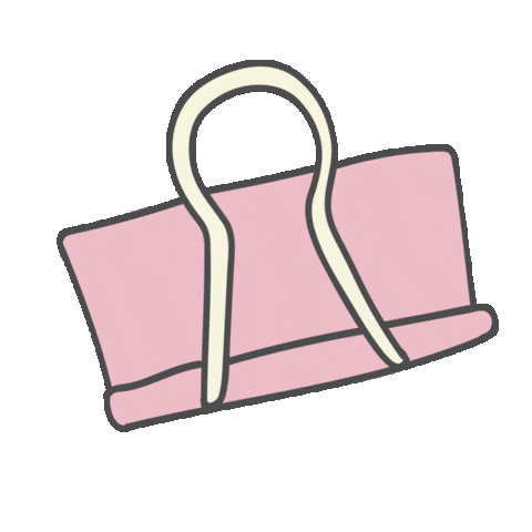 Pink School Sticker