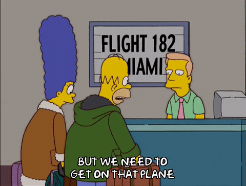 check in homer simpson GIF