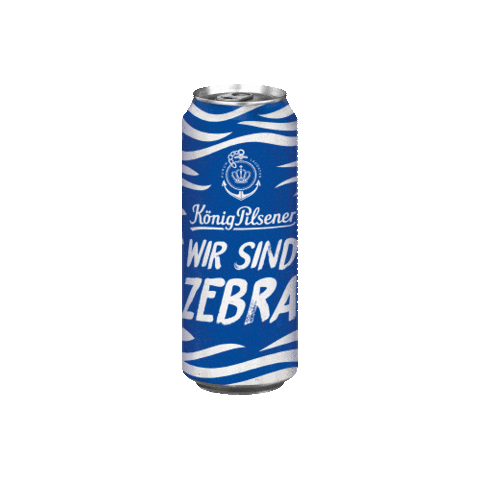 Bier Zebras Sticker by König-Brauerei
